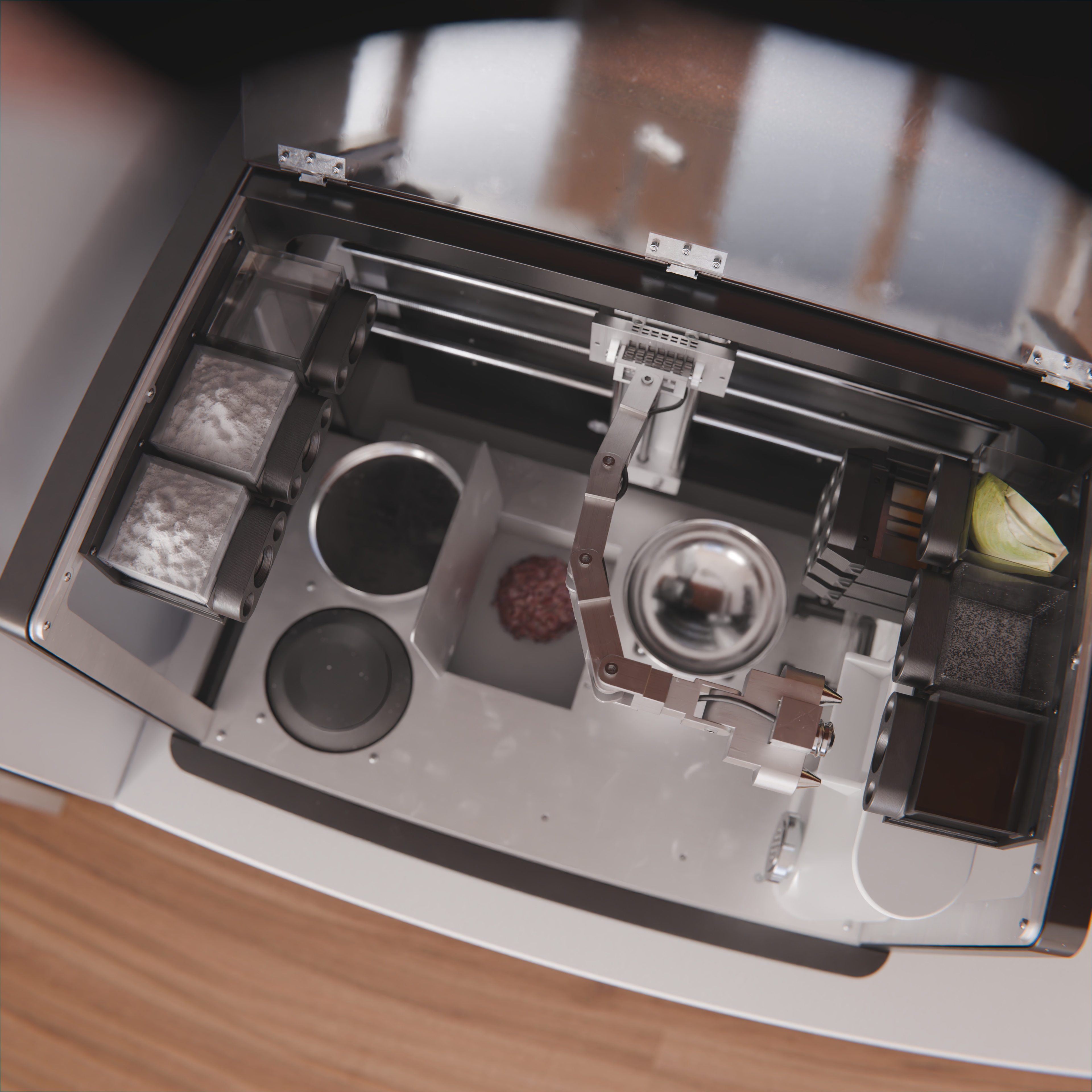 Idealized Sous Chef Studio ingredient bins